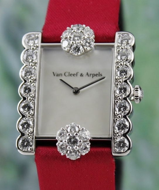(image for) Van Cleef & Arpels 18K White Gold Lady Diamond Watch